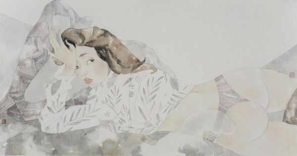 Chinese Watercolor Painting by Xiaofei Yue